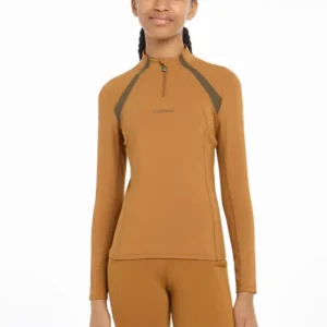 LeMieux Young Rider Mia Mesh Base Layer Ginger age 7/8