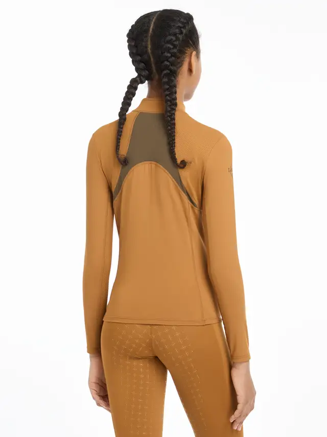LeMieux Young Rider Mia Mesh Base Layer Ginger age 7/8 - Image 2