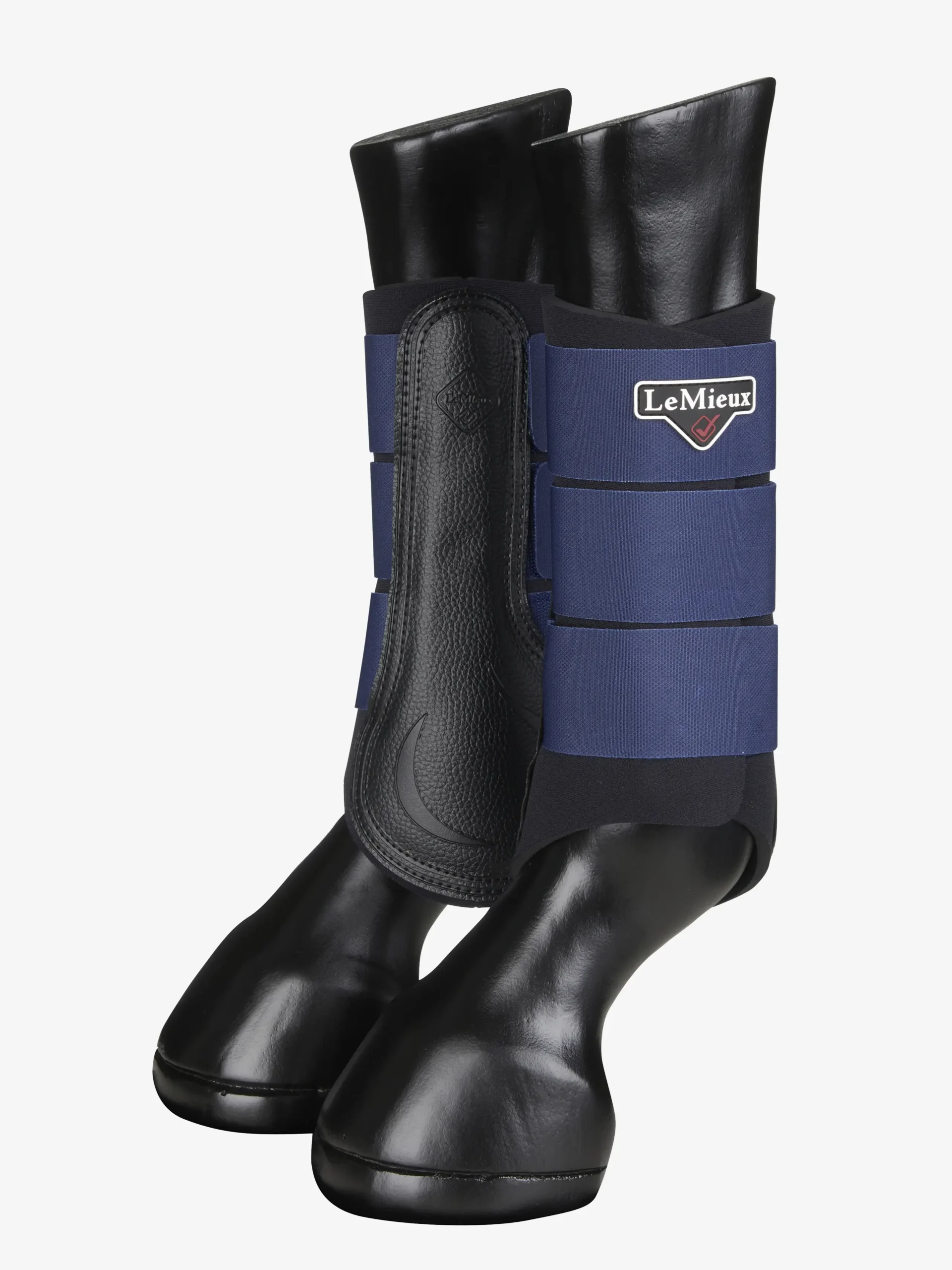 LeMieux Grafter Brushing Boots - Apricot, Papaya, Pink, Ink Blue, Dijon or Bluebell - Image 3