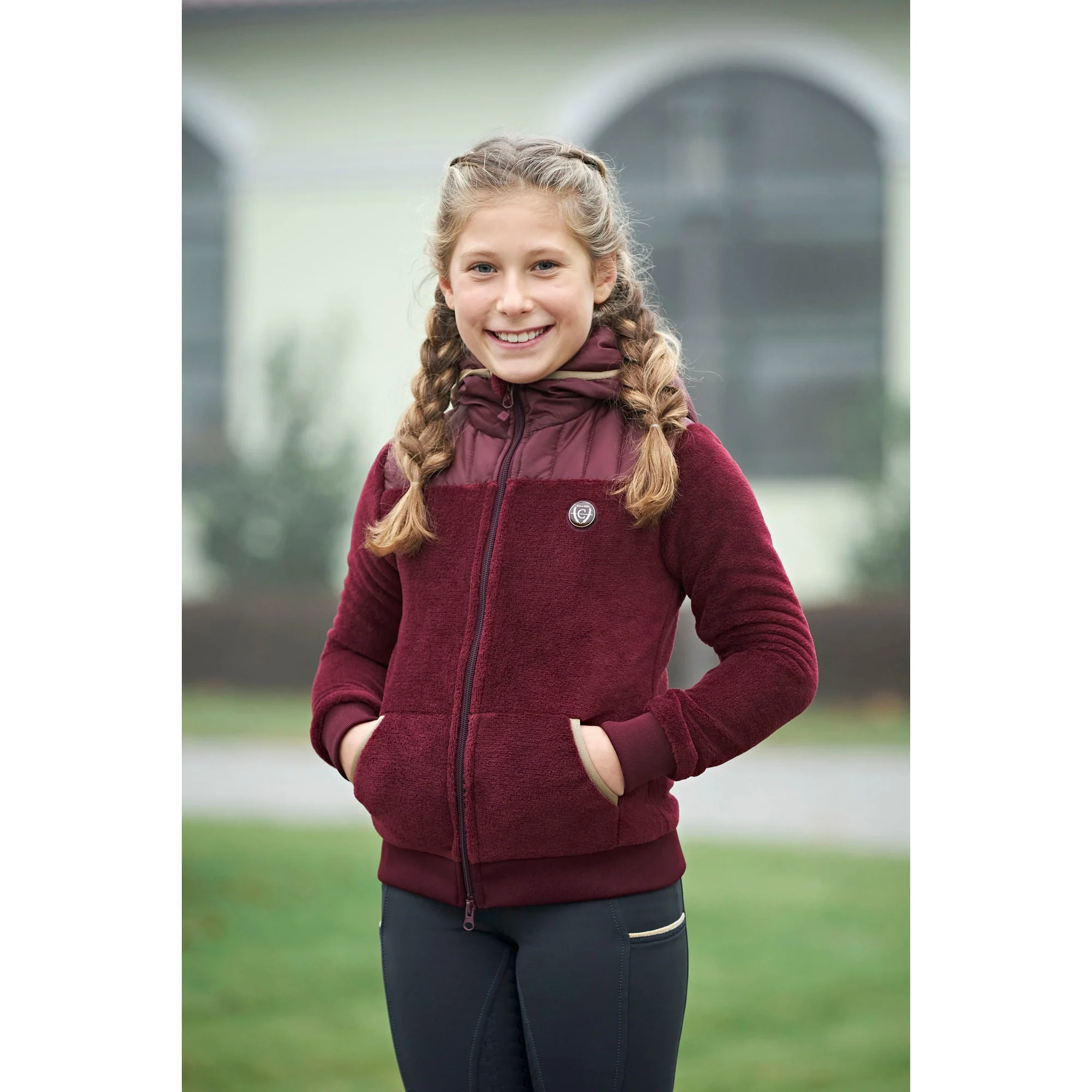 Covalleiro Fleece Hoodie Jacket - Dark Graphite, Merlot or Navy