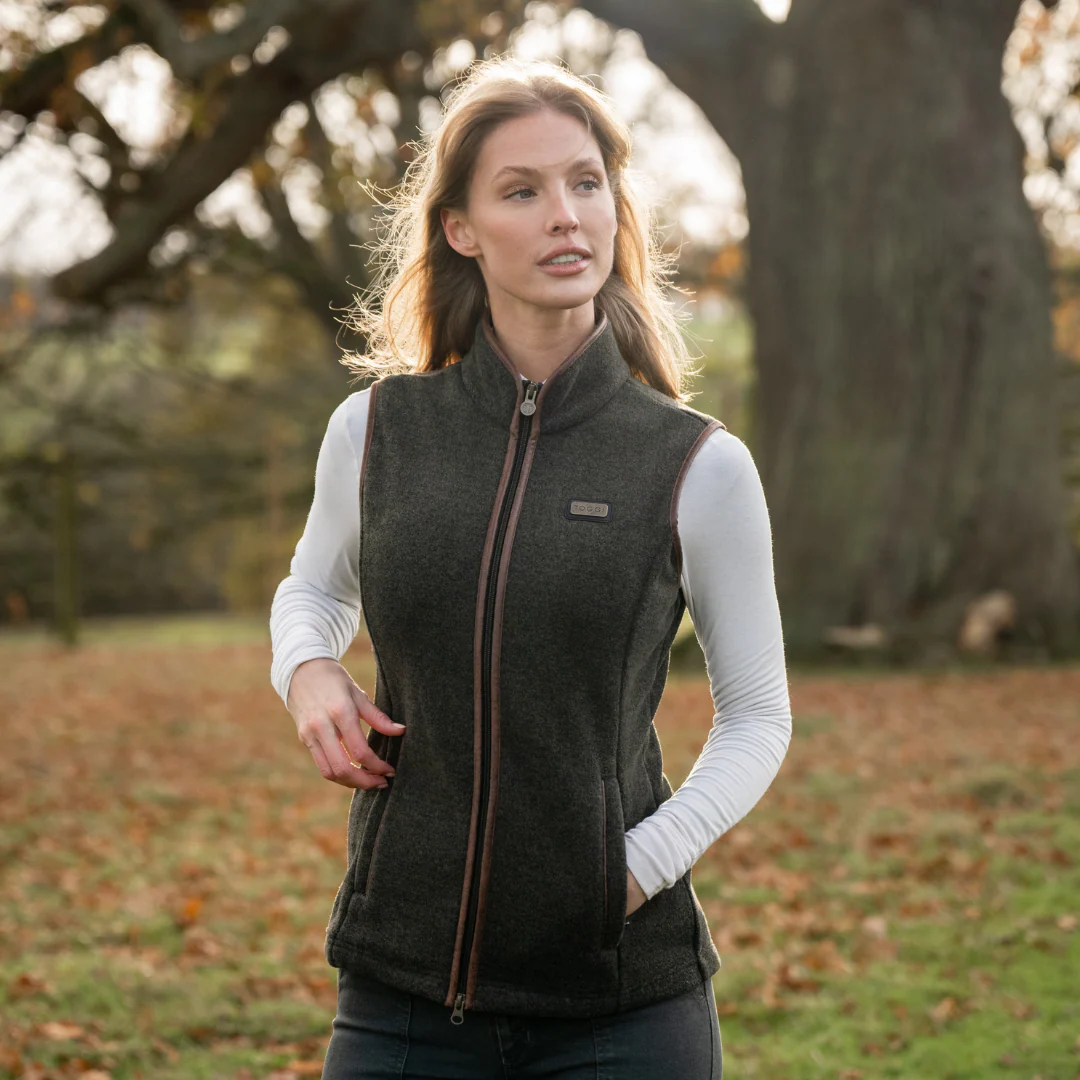 Toggi Regent Fleece Gilet - Green or Navy - Image 2