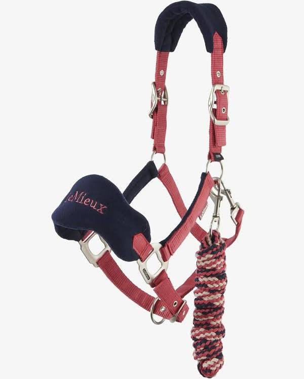 Le Mieux Headcollar & Leadrope - Mini, Cranberry